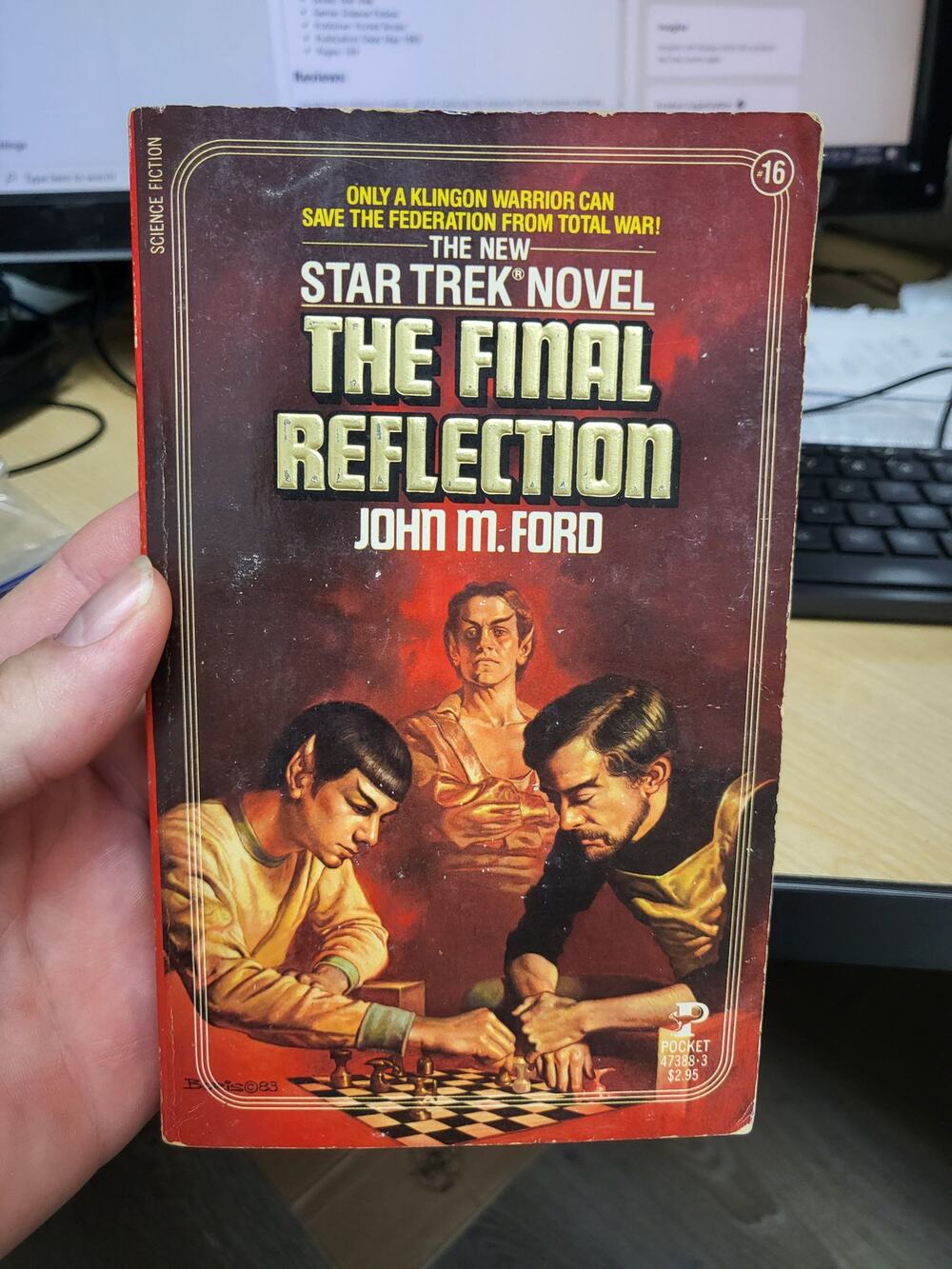 Star Trek Novel - The Final Reflection by John M. Ford (1984) Book #16